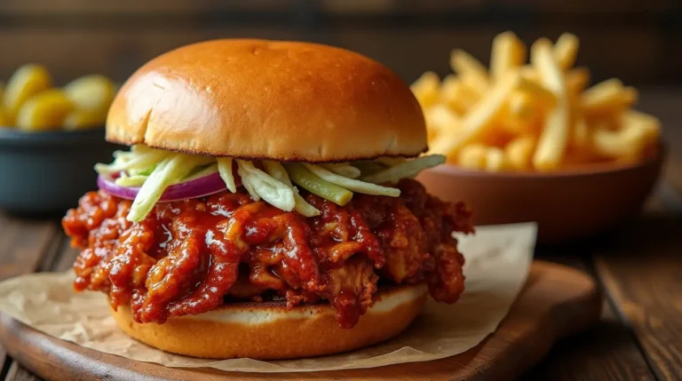 BBQ chicken sandwich