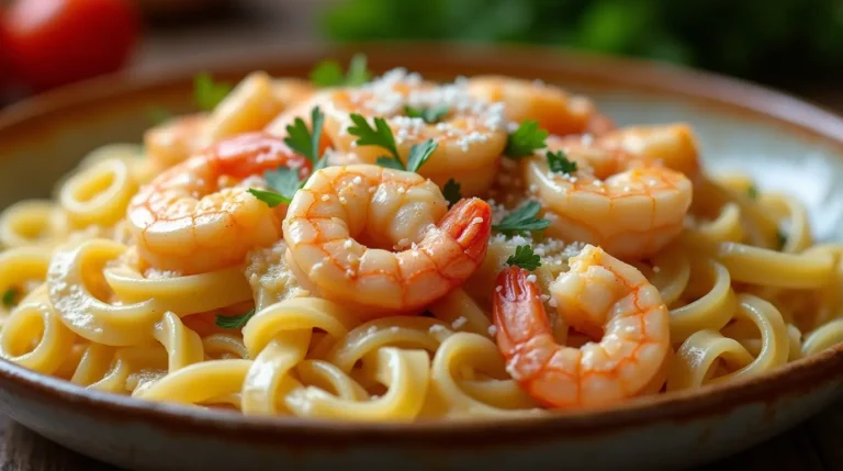 Chicken and Shrimp Alfredo