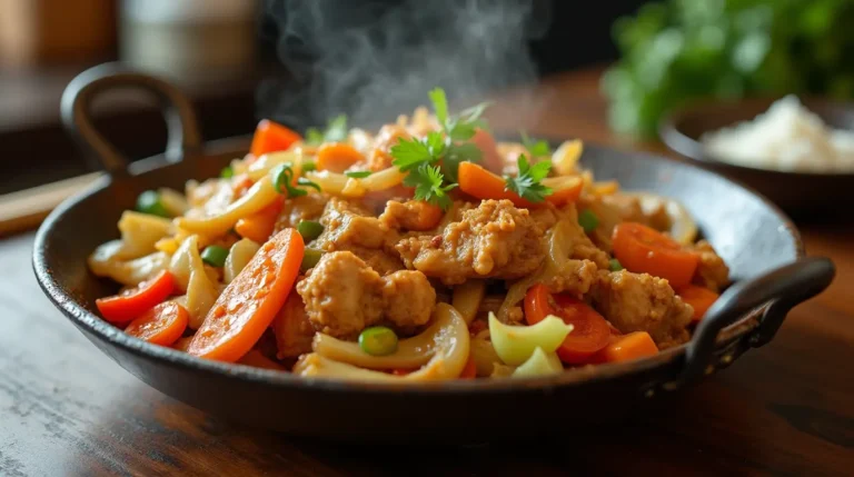 chicken and cabbage stir fry