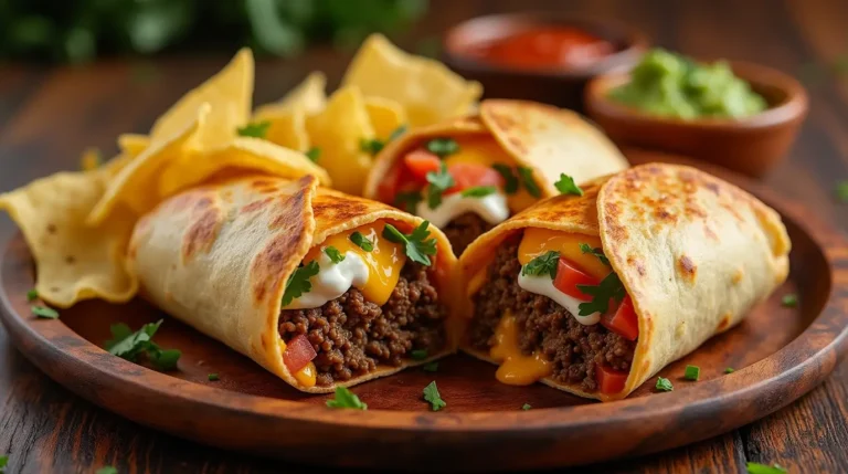 Beef and Cheese Burrito