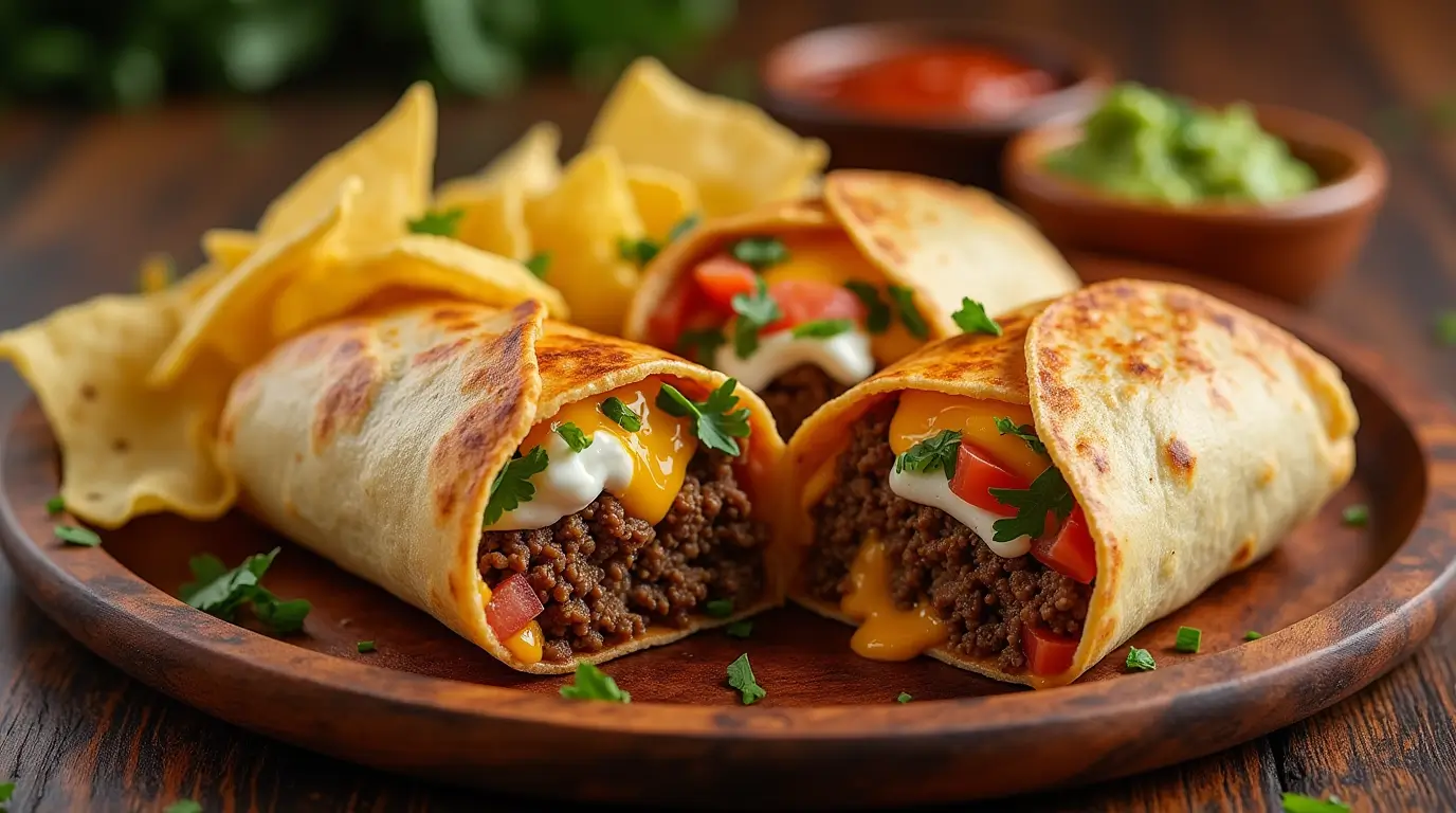 Beef and Cheese Burrito