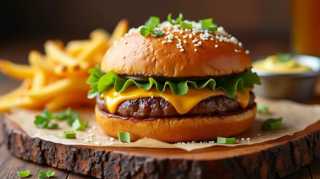 Garlic Parmesan Cheeseburger Bomb