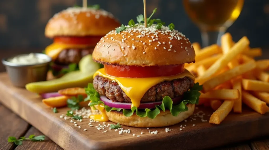 Garlic Parmesan Cheeseburger Bomb