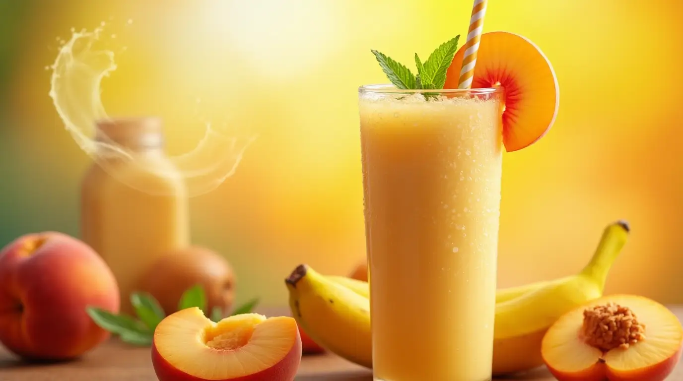 Golden Peach Sunrise Smoothie 3