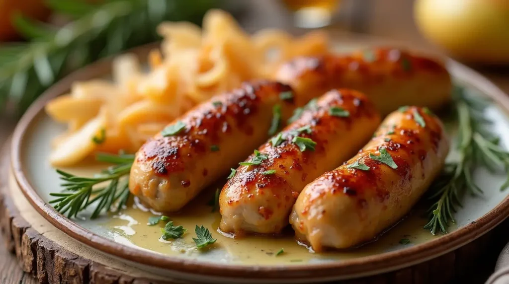 apple gouda chicken sausage