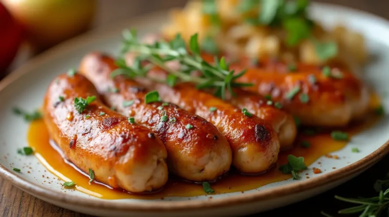 apple gouda chicken sausage