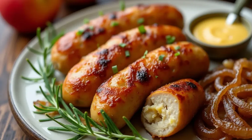 apple gouda chicken sausage