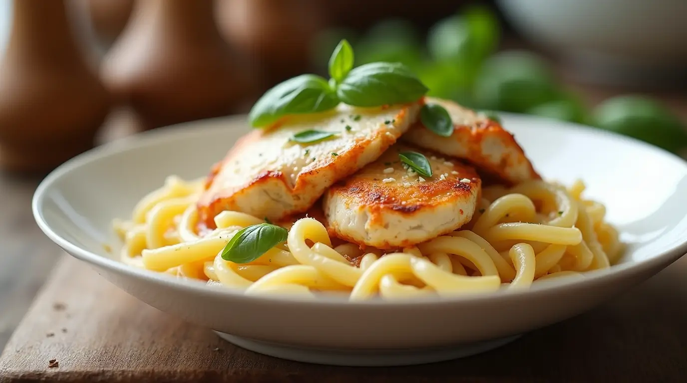 chicken mozzarella pasta