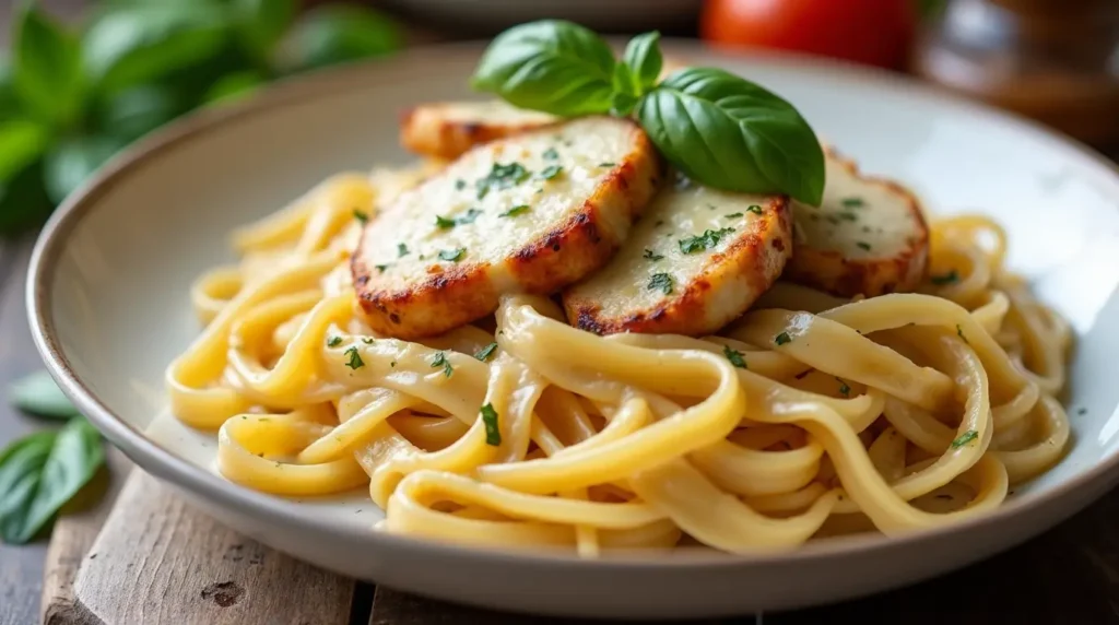 chicken mozzarella pasta