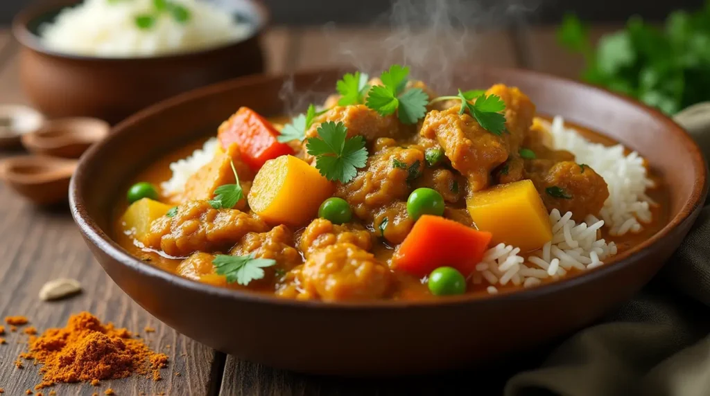 chicken with vegetables curry