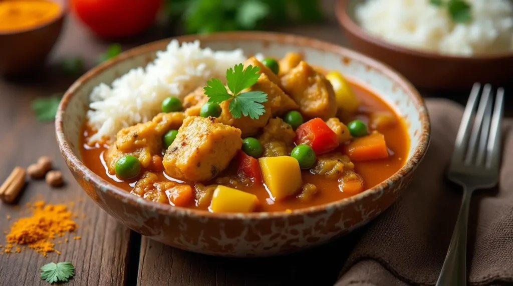 chicken with vegetables curry