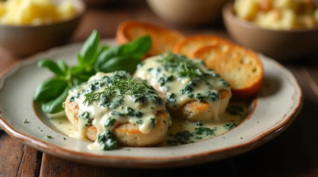 creamed spinach chicken breasts