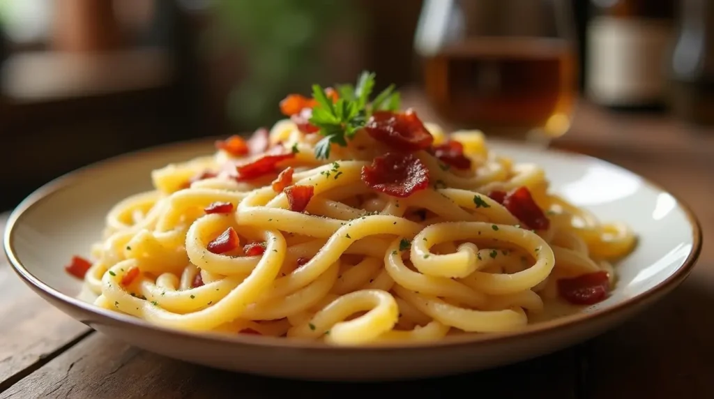 creamy bacon pasta