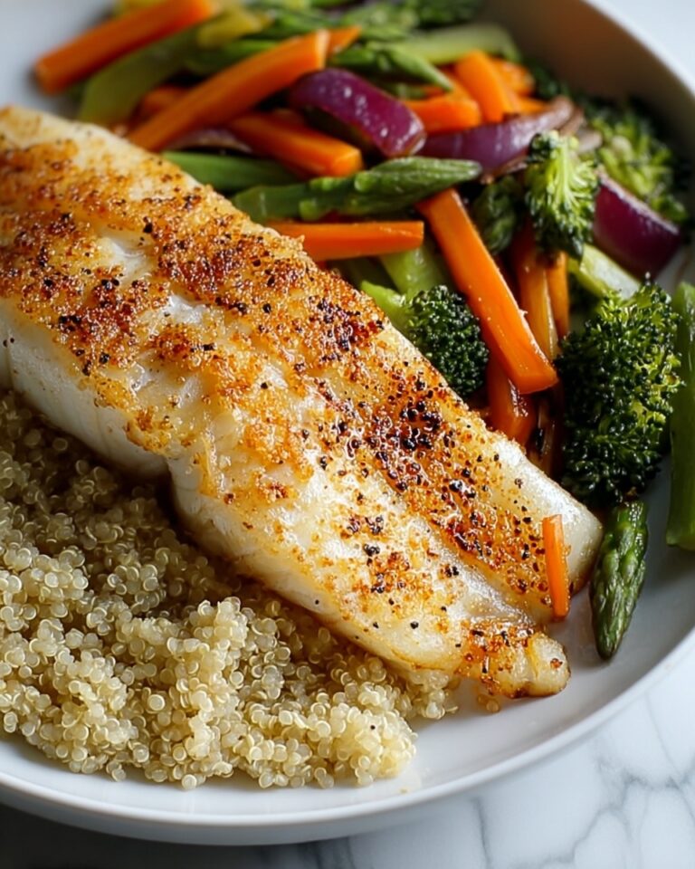 Seared Fish with Quinoa and Veggies Recipe