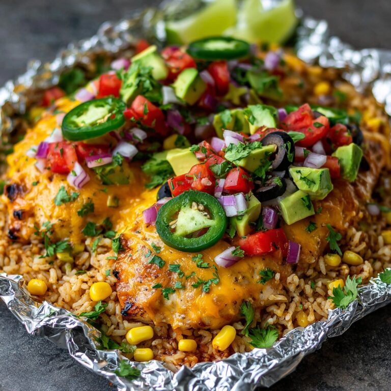Santa Fe Chicken Foil Packets Recipe