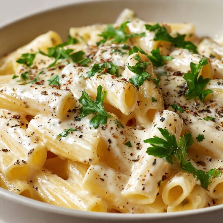 White Sauce Penne Pasta Recipe