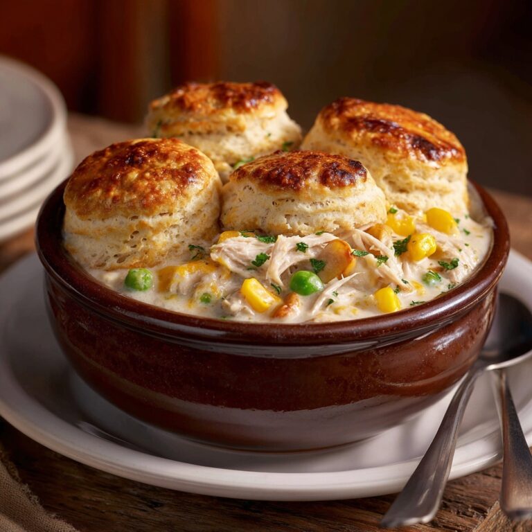Chicken Cobbler with Red Lobster Biscuit Mix Recipe