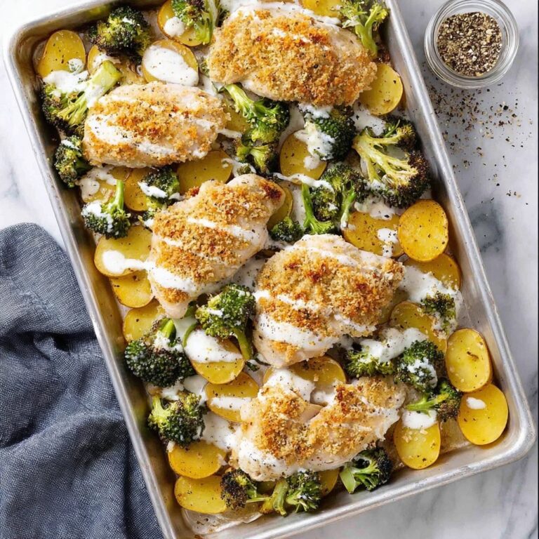 Sheet Pan Everything Bagel Chicken, Potatoes, and Broccoli Recipe