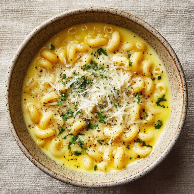 Parmesan Pasta Soup Recipe