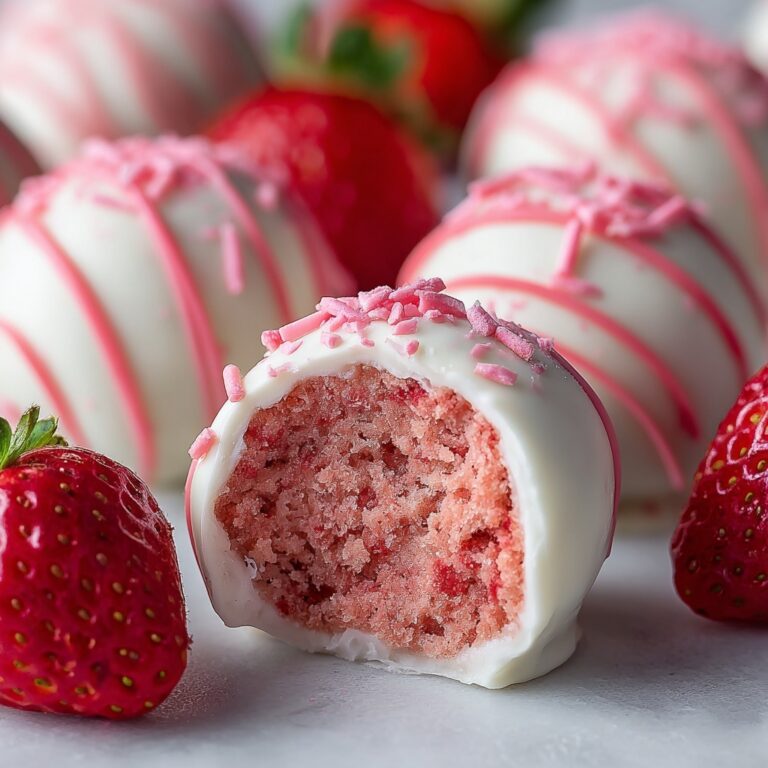 White Chocolate Strawberry Truffles Recipe