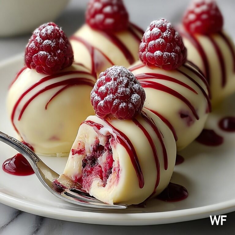 Irresistible White Chocolate Raspberry Cheesecake Balls Recipe